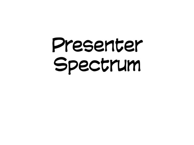 Presenter
Spectrum
