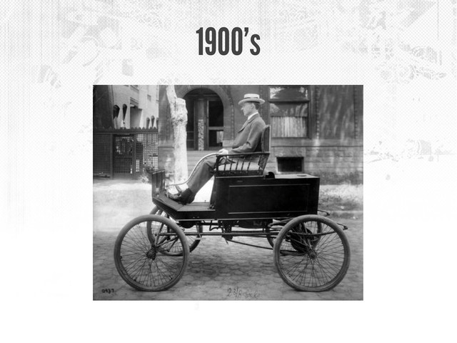 1900’s
