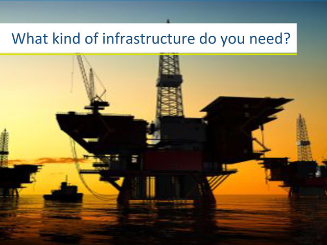 What3kind3of3infrastructure3do3you3need?

