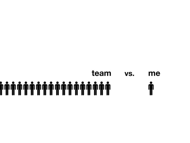 team	
 me	

vs. 	


