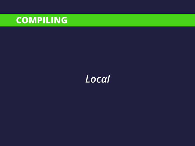 COMPILING
Local
