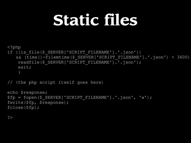 Static files

