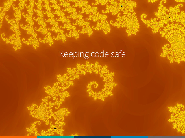 Keeping code safe
