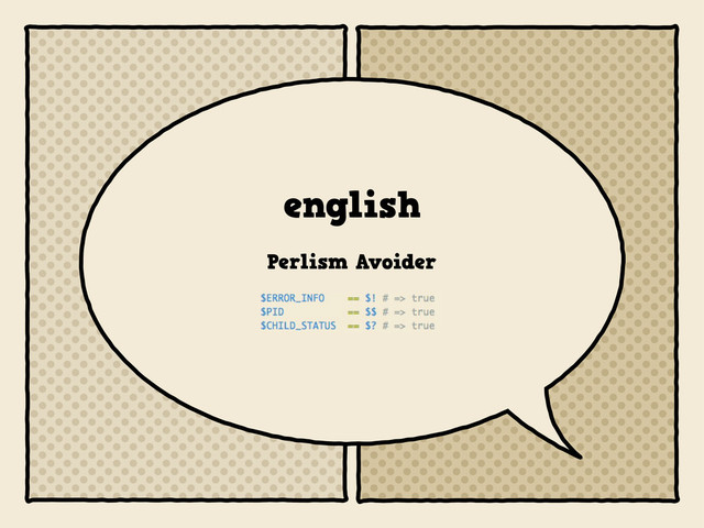 english
Perlism Avoider
