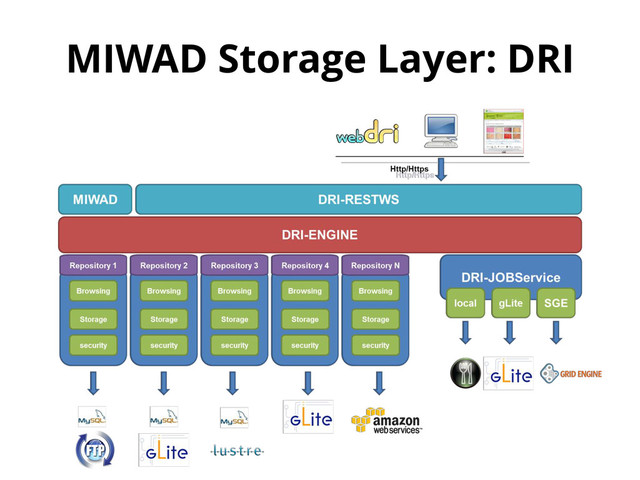 MIWAD Storage Layer: DRI
