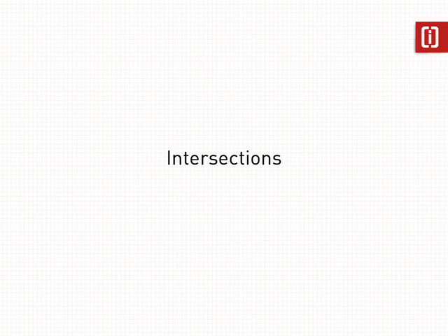 Intersections
