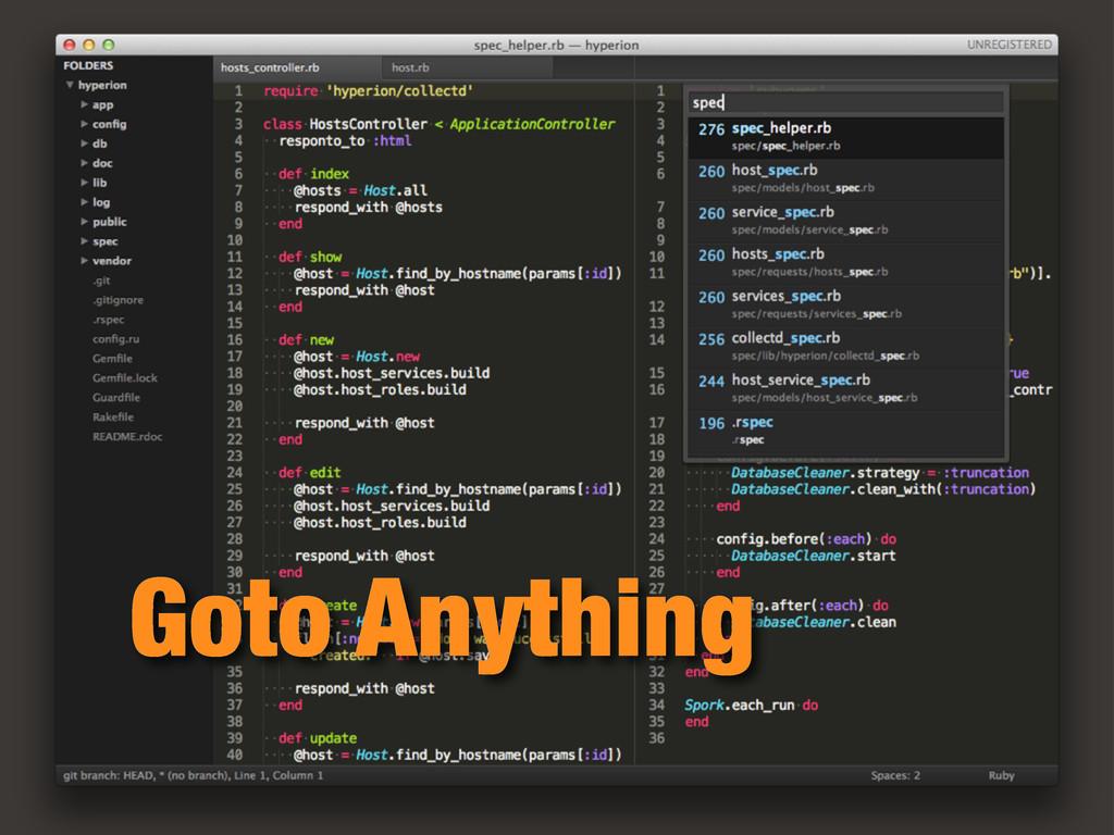 starting sublime text editor