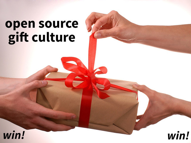 open source
gi! culture
win! win!
