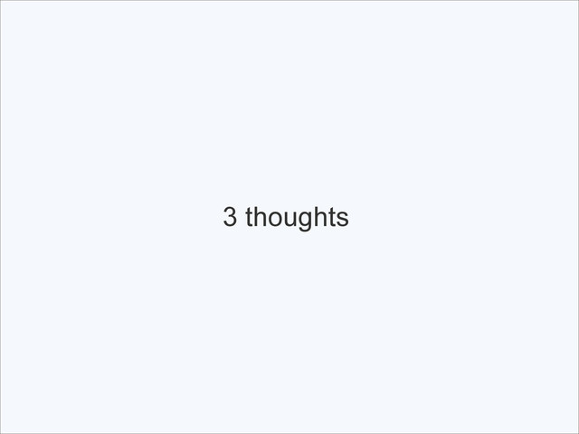 3 thoughts

