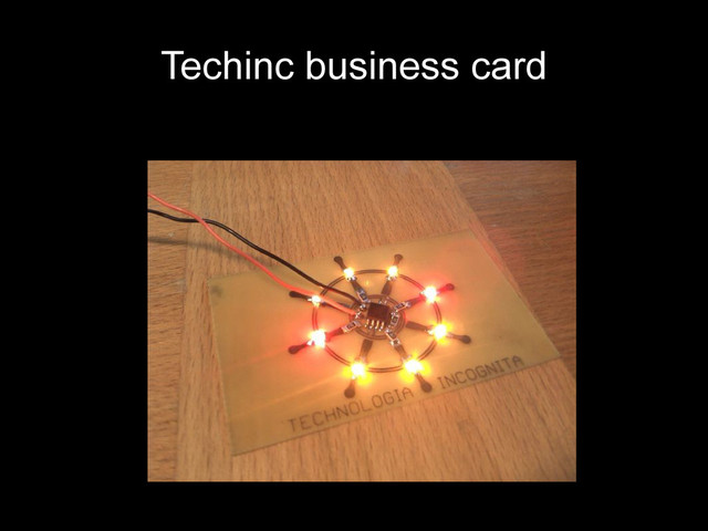 Techinc business card
