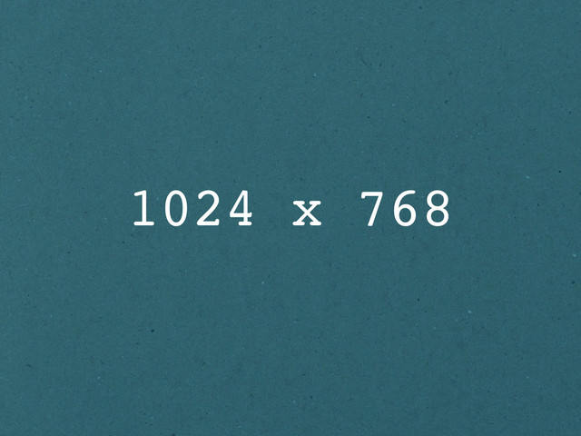 1024 x 768

