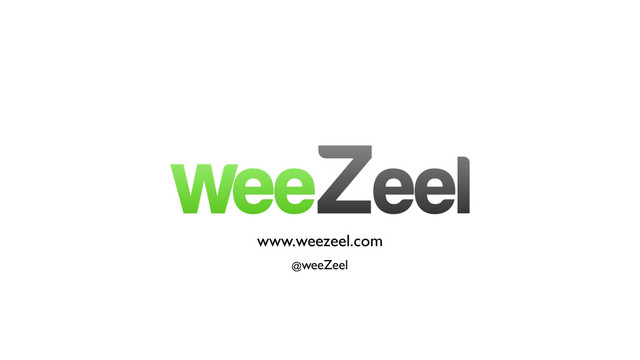 @weeZeel
www.weezeel.com
