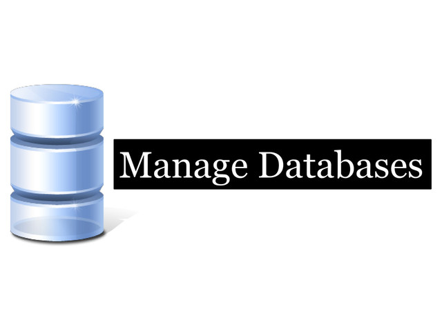 Manage Databases
