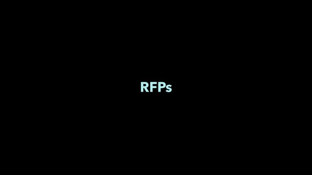RFPs
