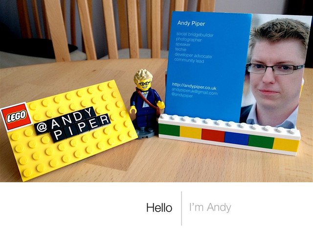 Hello I’m Andy
