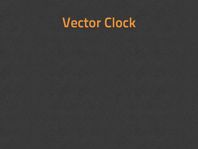 Vector Clock
