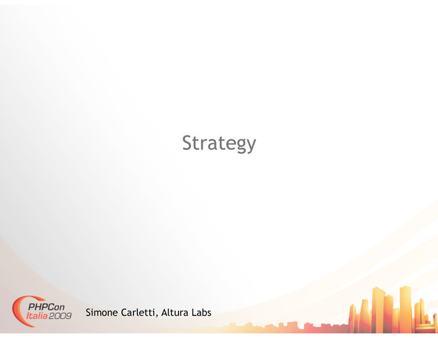 Strategy
Simone Carletti, Altura Labs
