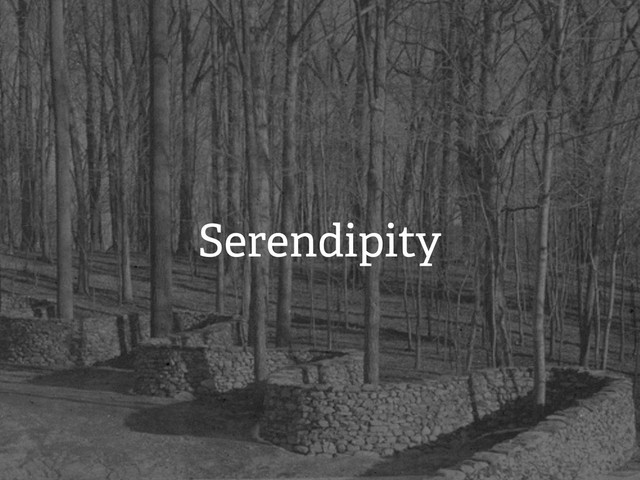 Serendipity
