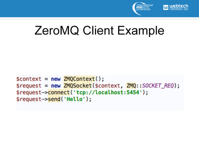 ZeroMQ Client Example

