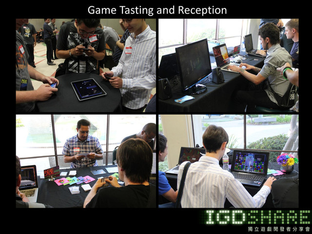 Game Tasting and Reception
