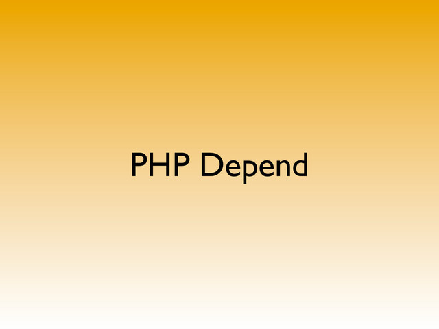 PHP Depend
