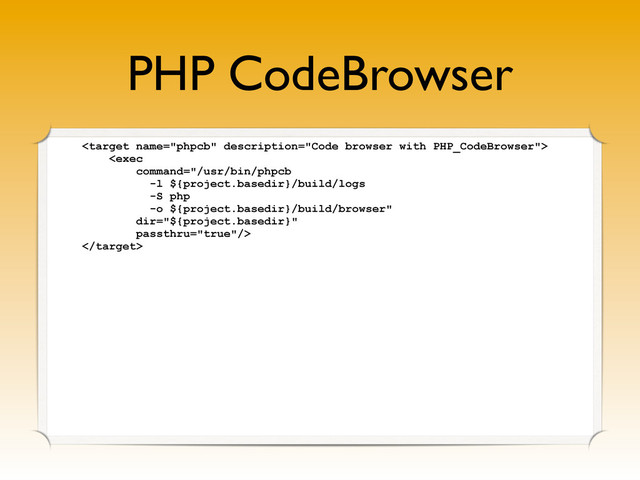 PHP CodeBrowser



