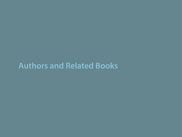 Authors and Related Books
