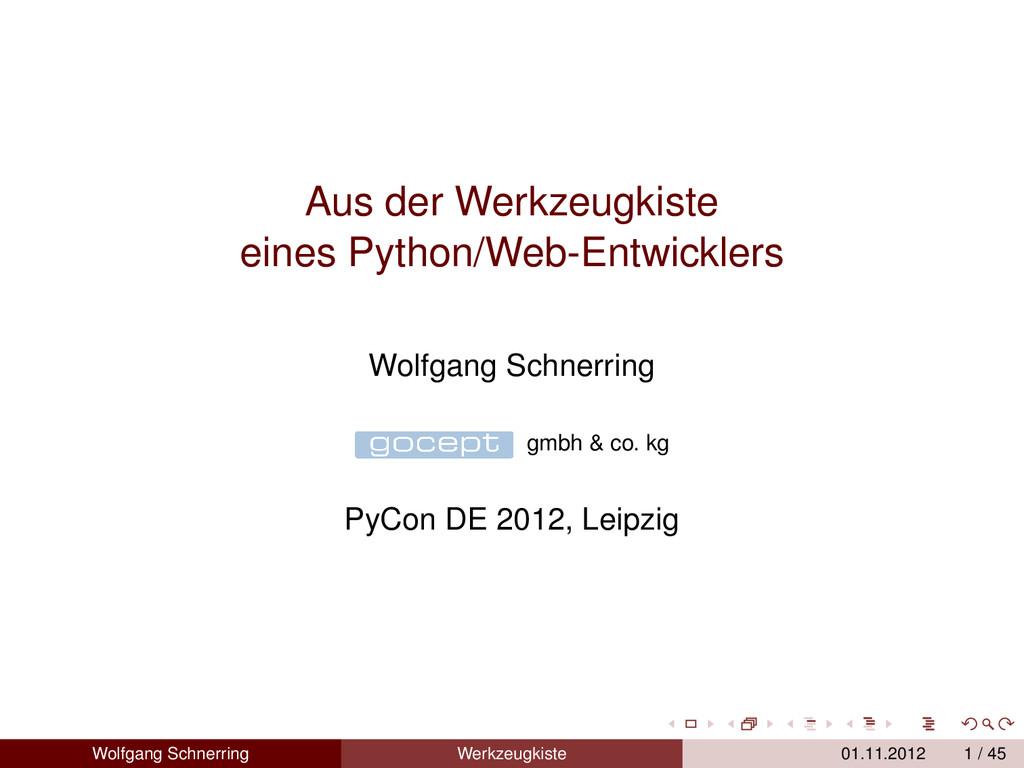 Werkzeugkiste.pdf - Speaker Deck