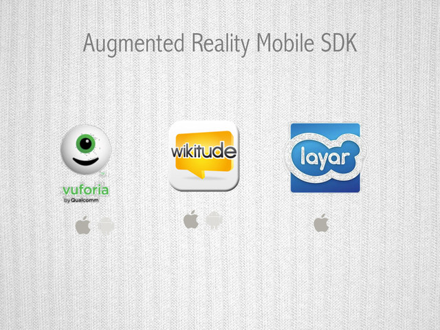Augmented Reality Mobile SDK
