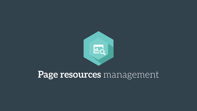 Page resources management

