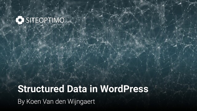 Structured Data in WordPress
