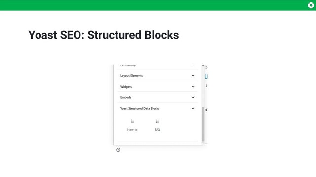 Yoast SEO: Structured Blocks
