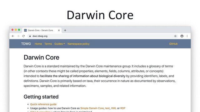 Darwin Core
