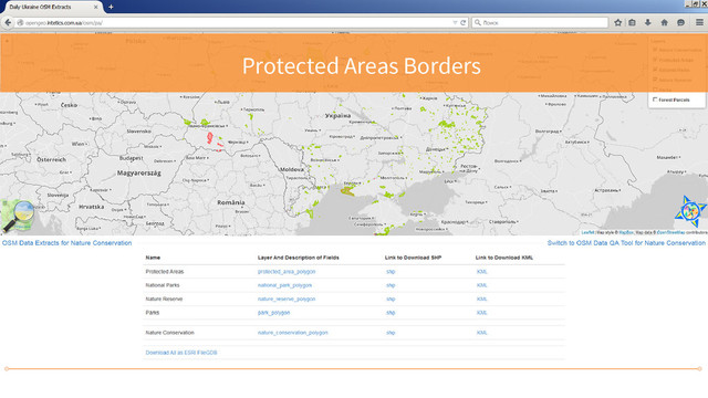 Protected Areas Borders

