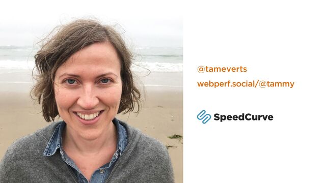 @tameverts
webperf.social/@tammy
