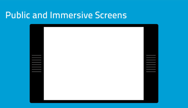 Public and Immersive Screens
