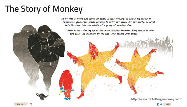 The Story of Monkey
http://www.michelbergermonkey.com/
