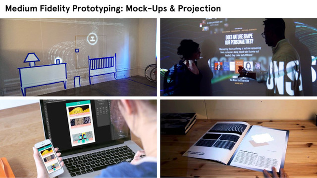 Medium Fidelity Prototyping: Mock-Ups & Projection

