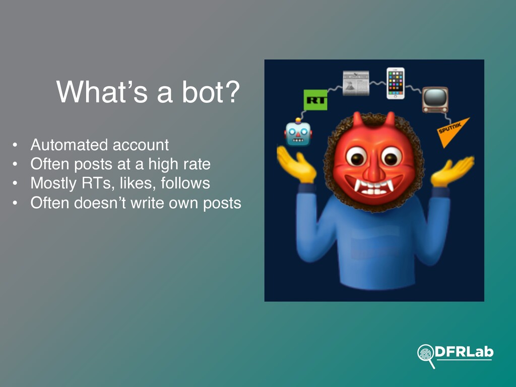 How to spot a bot Speaker Deck