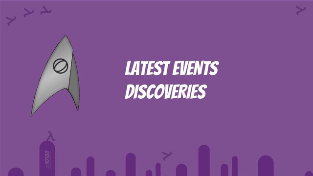 @yot88
LATEST EVENTS
DISCOVERIES

