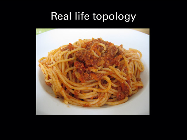 Real life topology
