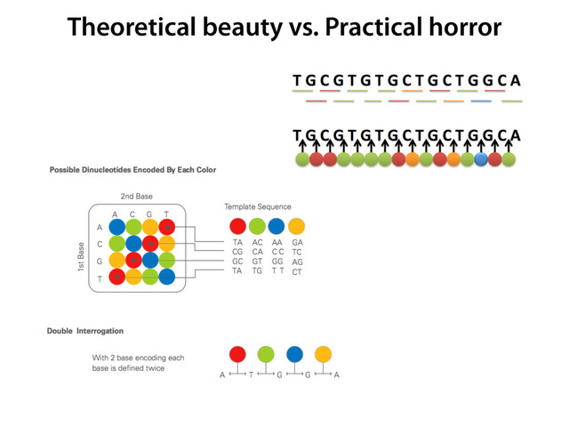 Theoretical beauty vs. Practical horror
