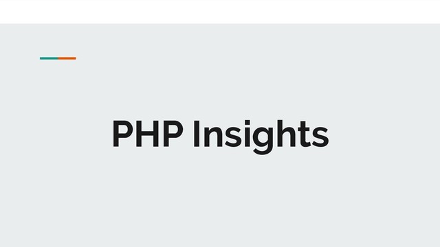 PHP Insights

