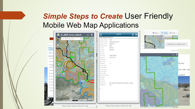 Simple Steps to Create User Friendly
Mobile Web Map Applications
´ Default vs Customization
