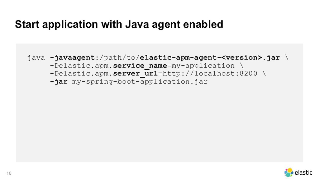 Elastic APM Java Agent Speaker Deck