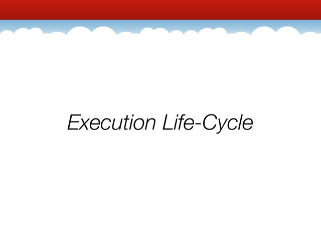 Execution Life-Cycle
