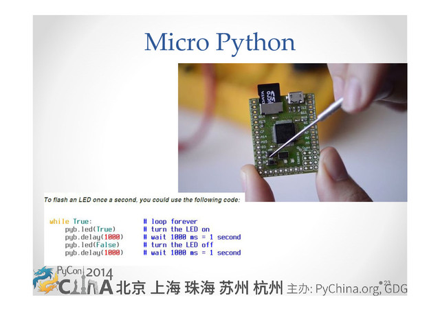 23
Micro Python
