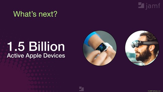 © JAMF Software, LLC
What’s next?
1.5 Billion
Active Apple Devices
