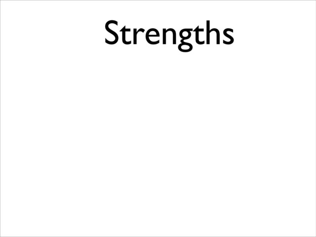 Strengths	

