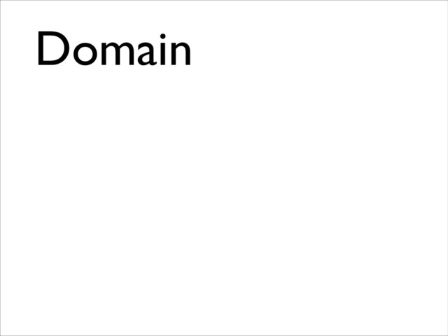 Domain	

